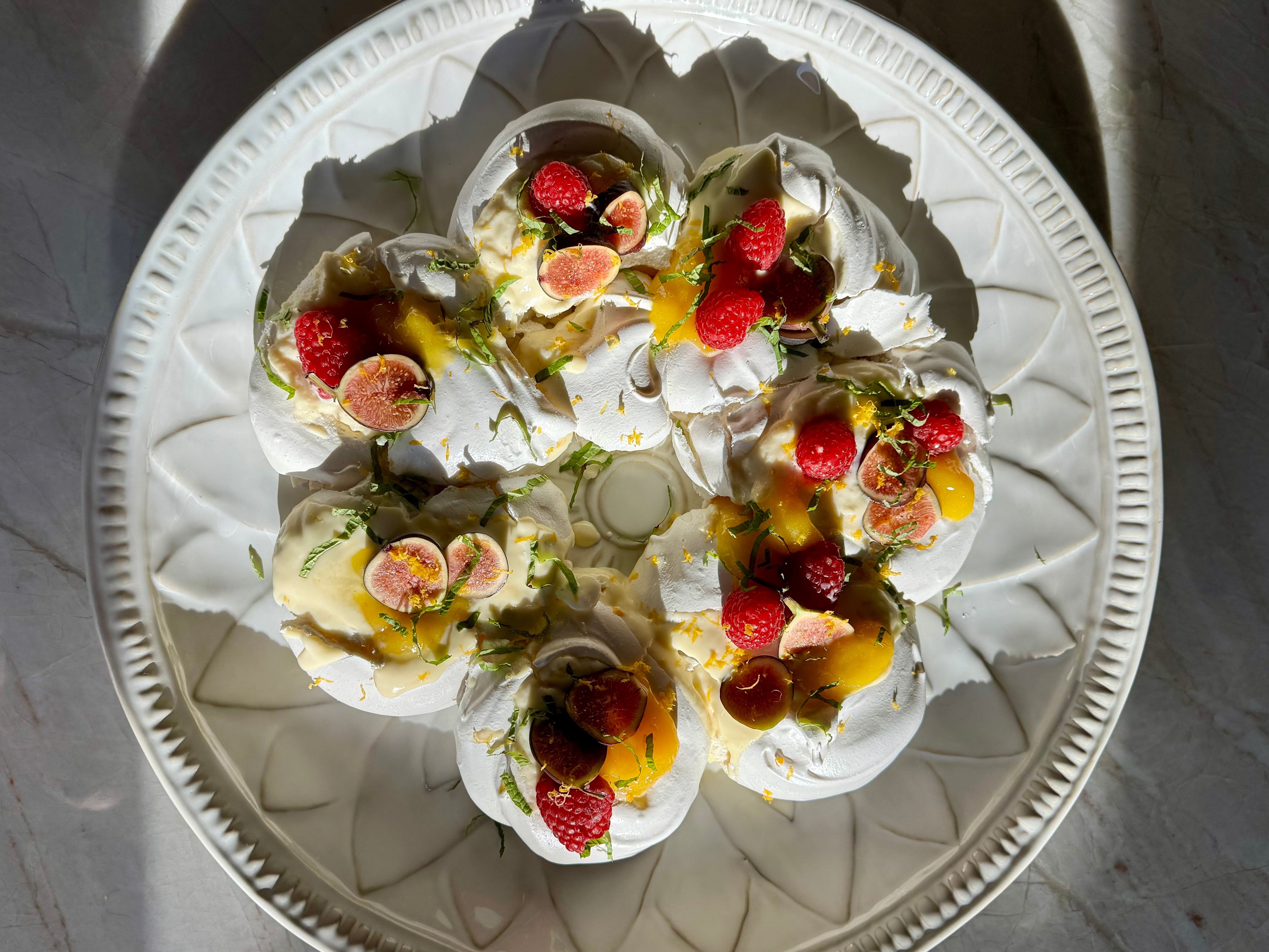 PAVLOVA WITH MEYER LEMON CURD