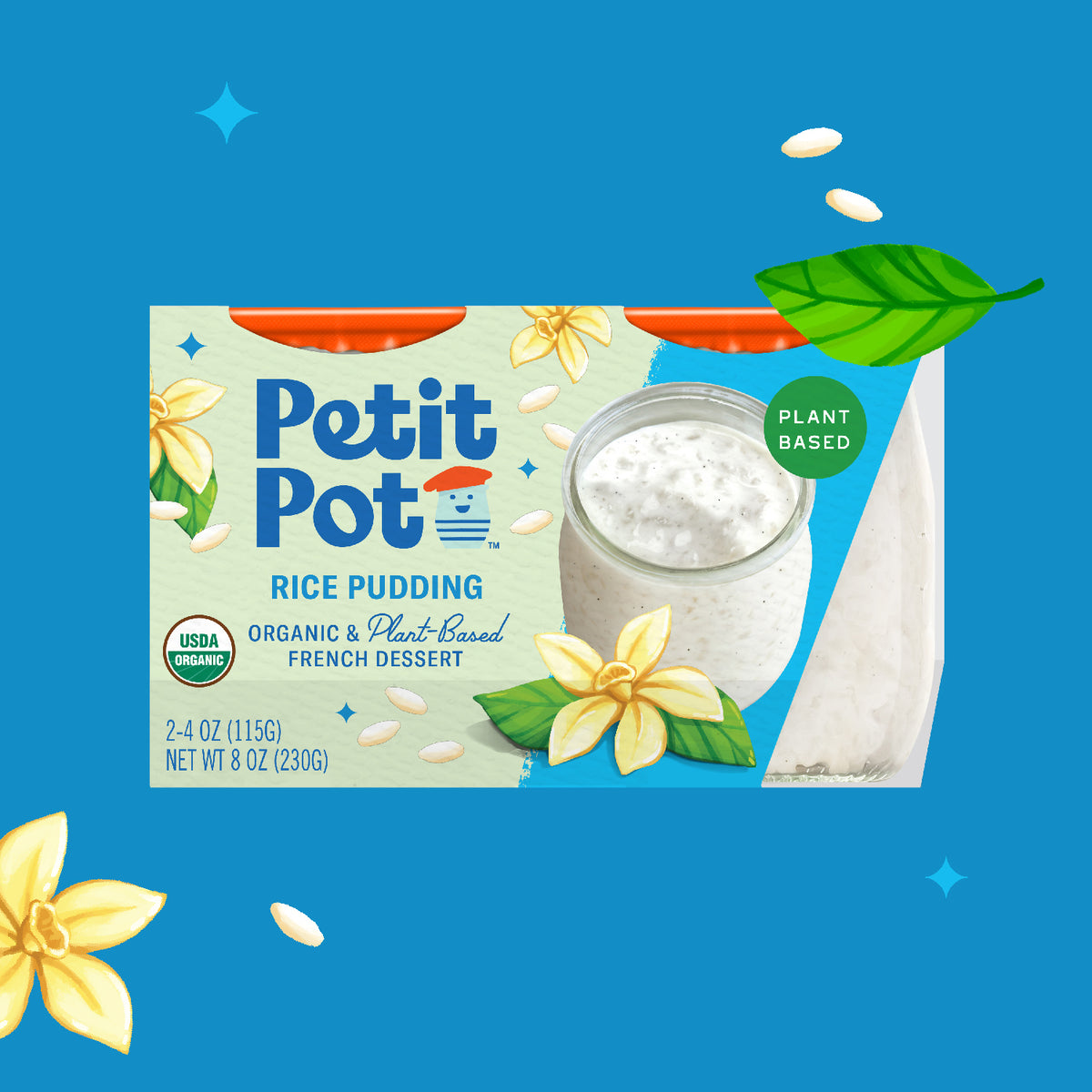 Plant-Based Vanilla Rice Pudding