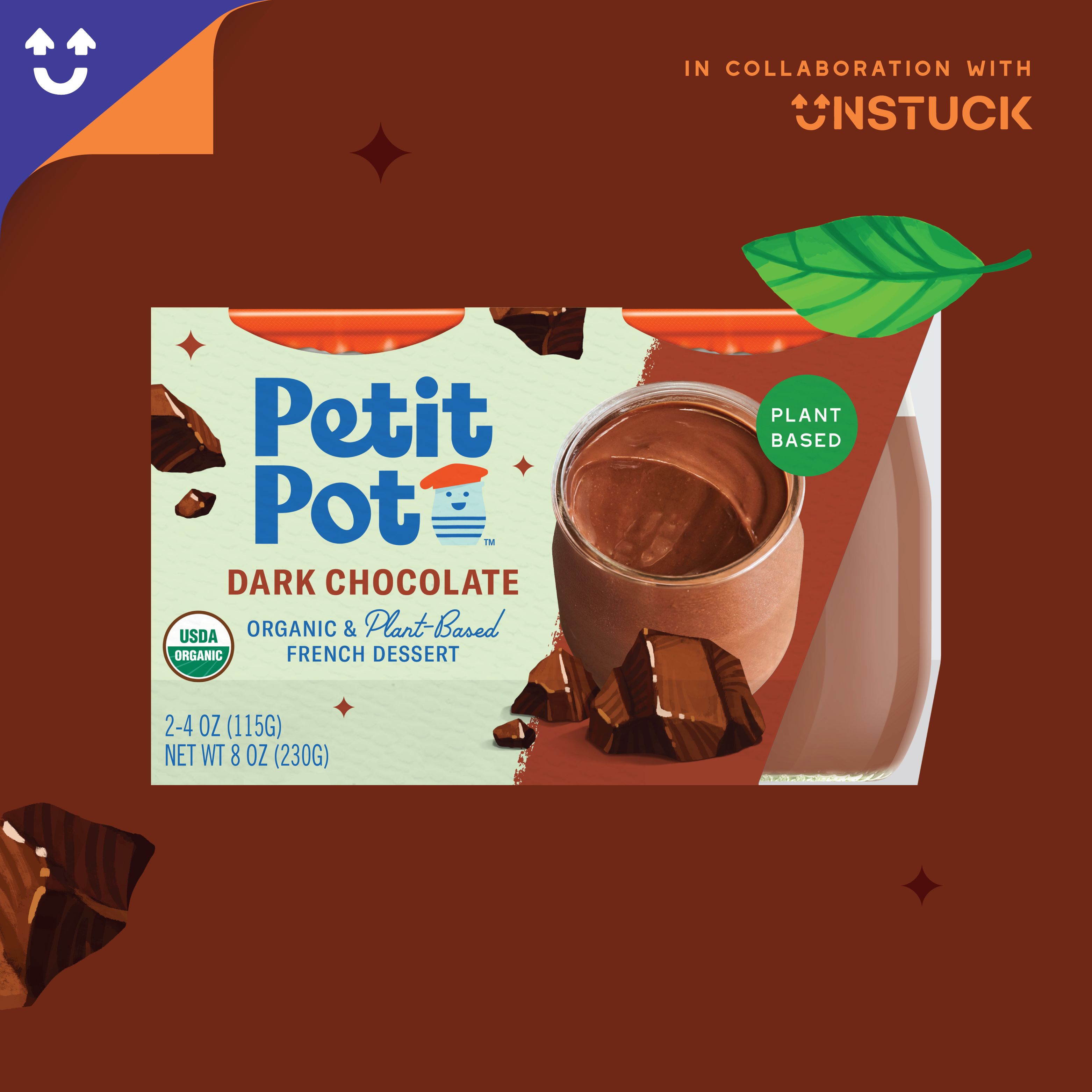 Pot De Crème - Plant-Based Dark Chocolate 2 Pack
