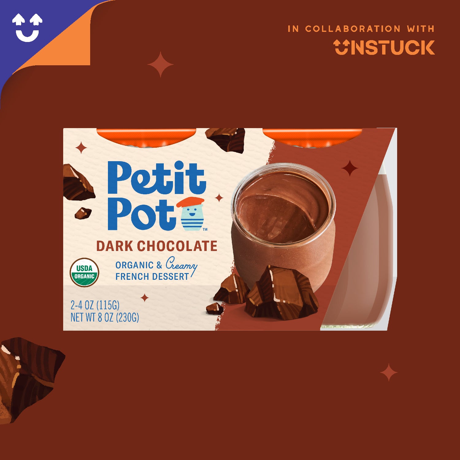 NESTLE P'tit gourmand petit pot crème dessert chocolat dès 6 mois 4x100g  pas cher 
