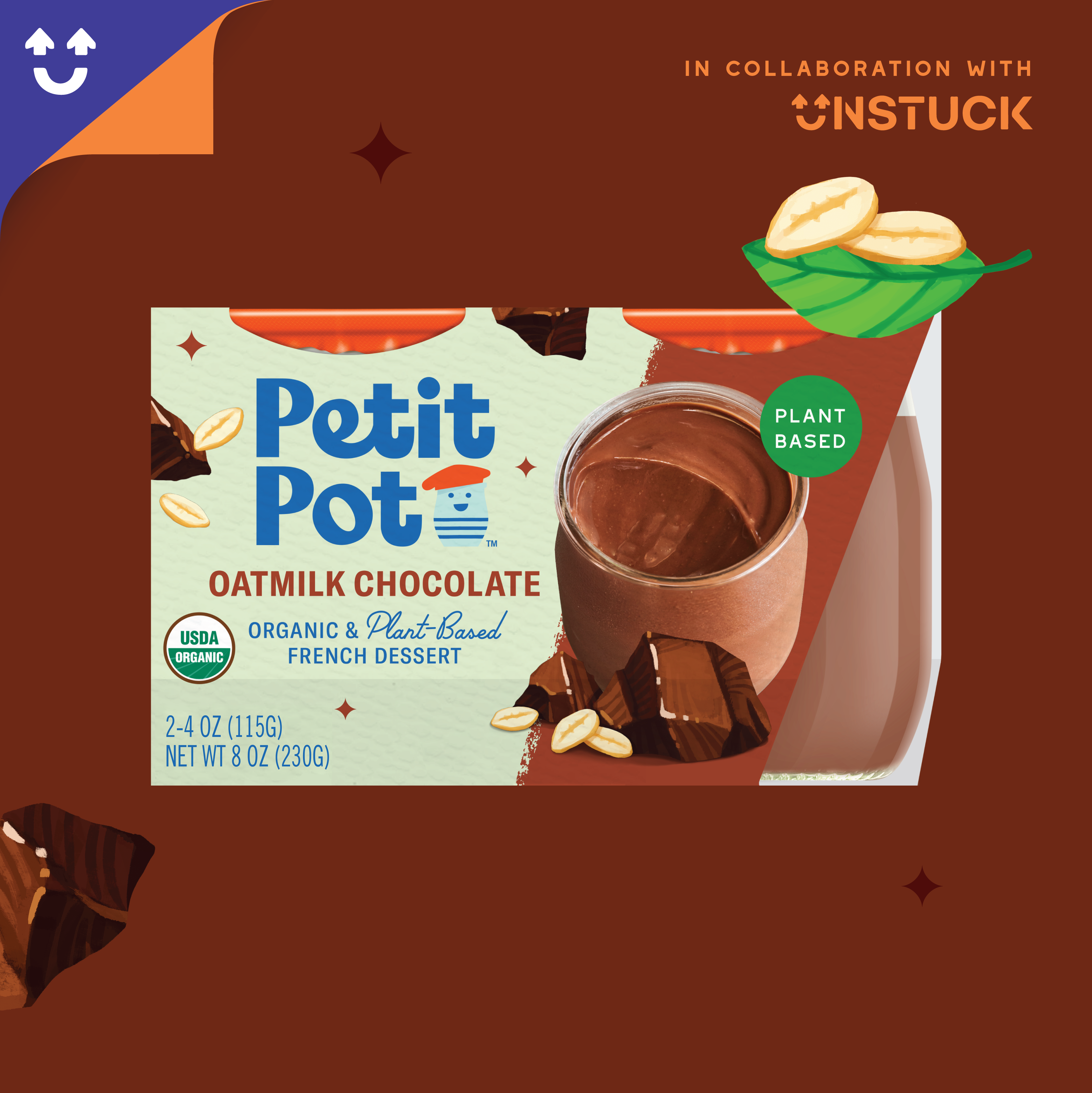 Pot De Crème - Plant-Based Oatmilk Chocolate 2 Pack