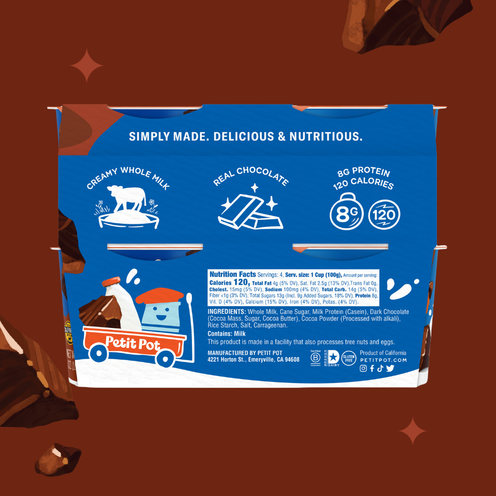with 8g of Protein - Creamy French Chocolate Pudding
